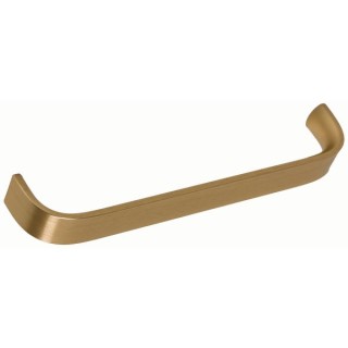 D Handle Brushed Dark Brass 160mm Centre