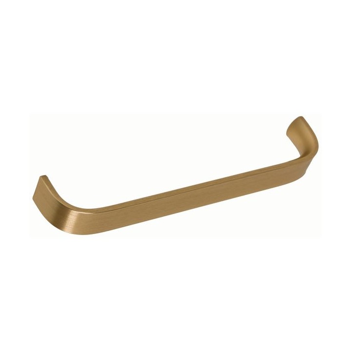 D Handle Brushed Dark Brass 160mm Centre