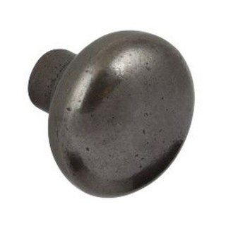 Knob Pewter Effect Single Pin