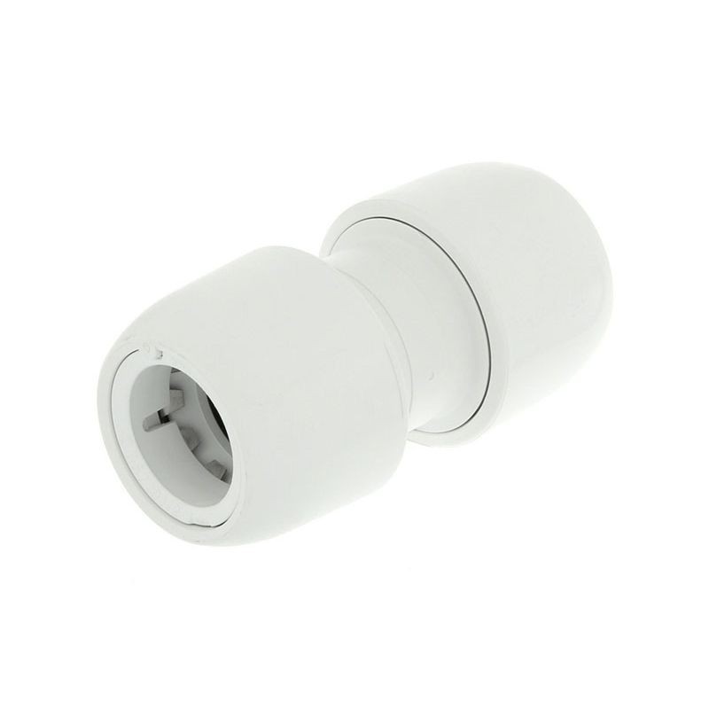Hep2O straight connector White 10mm