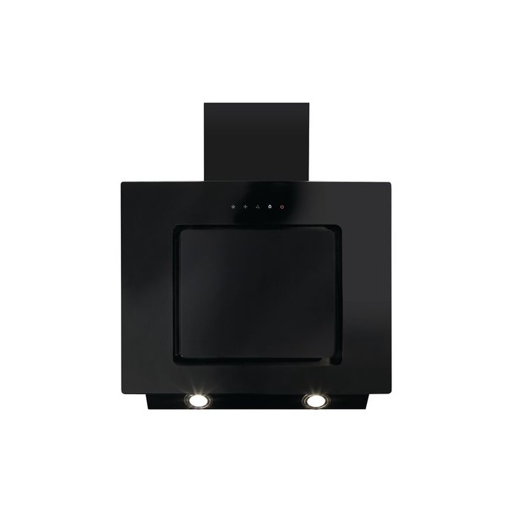 CDA 60cm Angled Extractor Black DTB - EVA60BL