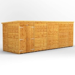 18 x 6 Power Windowless Pent Double Door