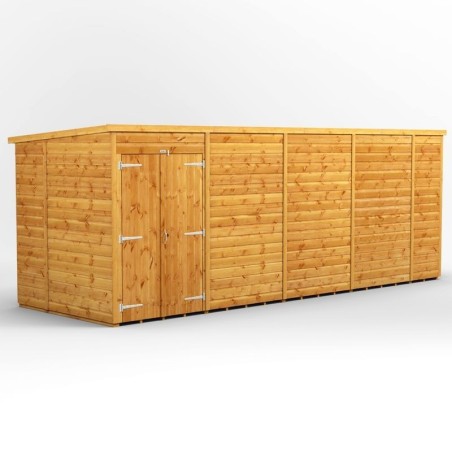 18 x 6 Power Windowless Pent Double Door