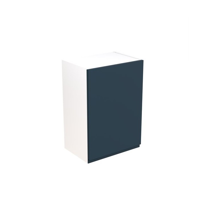 Flatpack 500 Wall Kitchen Cabinet J-Pull Shaker Ultra Matt Indigo Blue