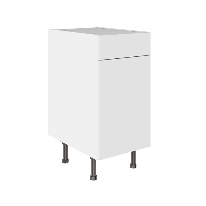 Flatpack 400 Drawerline Base Cabinet Value Slab Standard Matt White