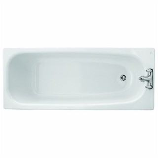 Twyford Neptune Steel Bath White 1700mm NE9592WH