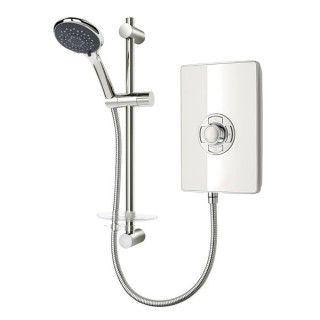 Triton Aspirante Electric Shower 9.5kW White Gloss