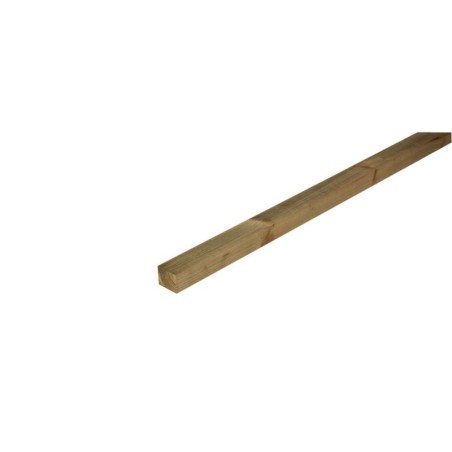 35mm x 75mm x 4.2m Brown Treated Rail