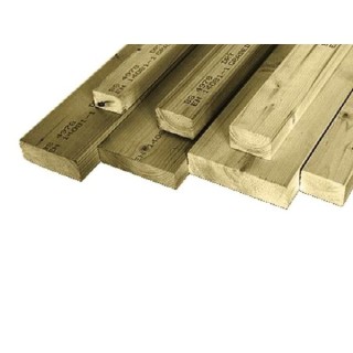 Sawn Treated Timber Softwood Carcassing 22mm x 150mm x 3.0m