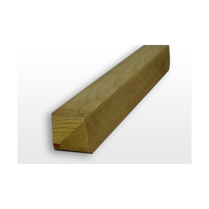 50mm x 50mm x 0.9m Green Treated Pointed Pegs