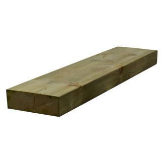 75mm x 225mm x 3.6m Regularised Treated Timber C16