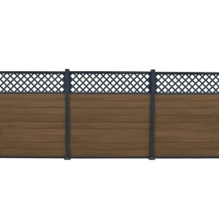 Piranha Composite Fence Diagonal Trellis