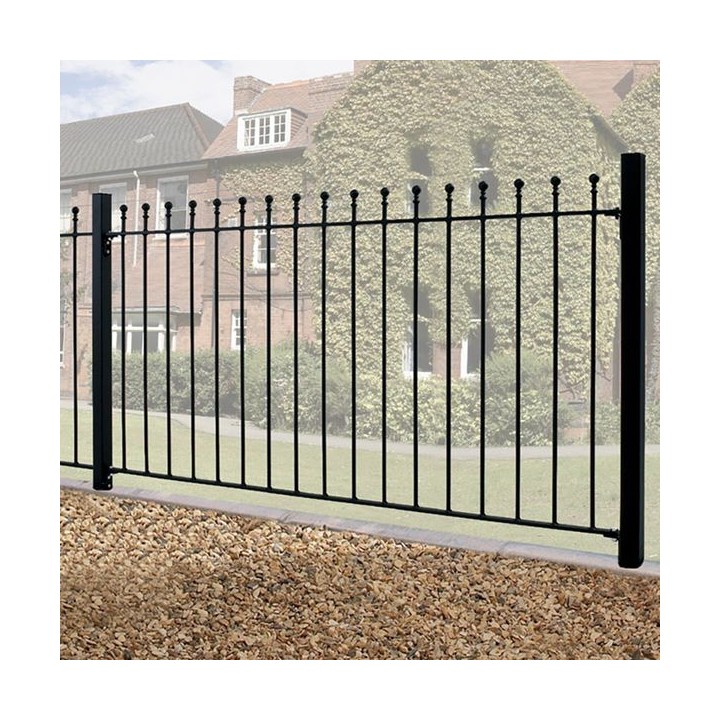 Manor Metal Fence Panel 1830mm GAP x 915mm High Zinc & Powder MAZP01