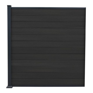 Piranha Black Carbon 6ft Bolt-Down Composite Fence Kit 6ft