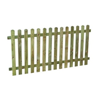 Pressure Treated Heavy Duty Pale Fence Panel 6ft x 3ft  Pack of 3