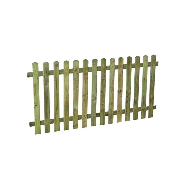 Pressure Treated Heavy Duty Pale Fence Panel 6ft x 3ft  Pack of 3