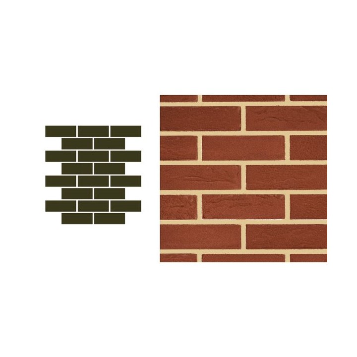 Weberwall Brick Wall Classic Red (9 per pack)