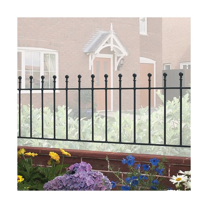 Manor Flat Railing Panel 1830mm GAP x 455mm High Zinc & Powder MAZP03