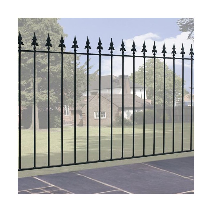 Saxon Metal Fence Panel 1830mm GAP x 950mm High Zinc & Powder SAZP01