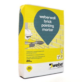 Weberwall Brick Pointing Mortar Grey 20kg