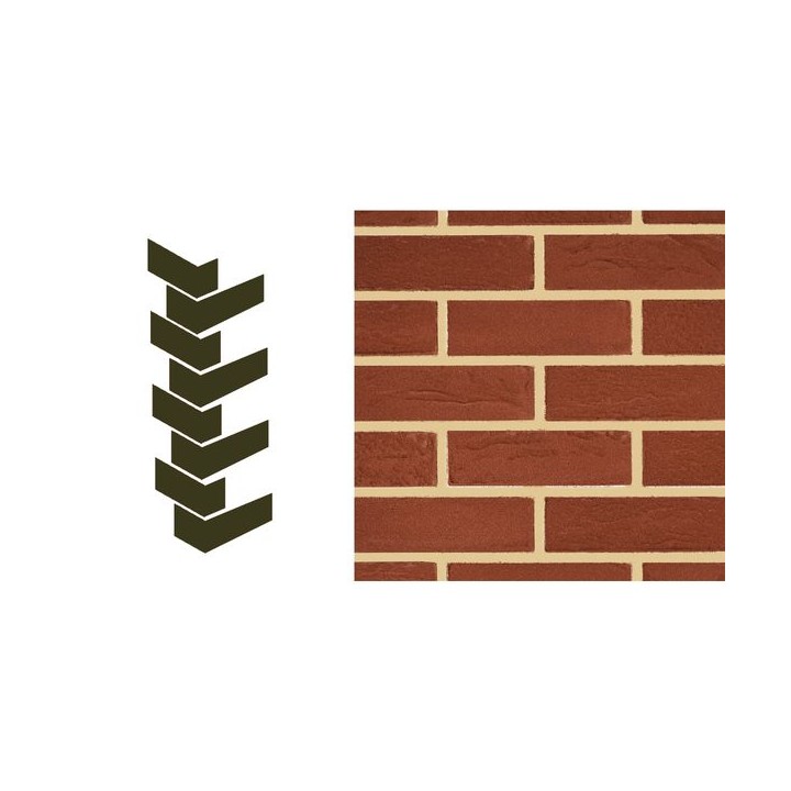 Weberwall Brick Corner Classic Red (8 per pack)