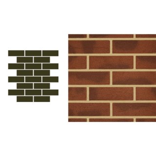 Weberwall Brick Wall Antique Red (9 per pack)