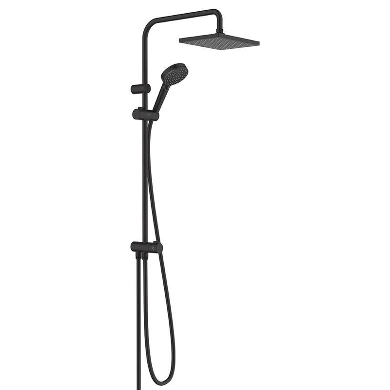 Hansgrohe Vernis Shape Showerpipe 230 1jet EcoSmart Reno Matt Black 26289670