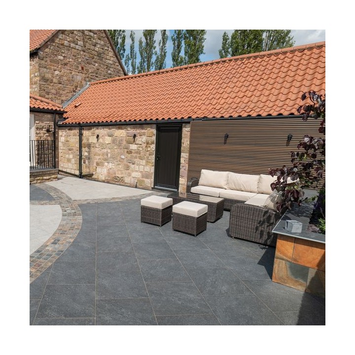 Talasey Cava Quartz Lustre Porcelain Paving 600 x 600mm