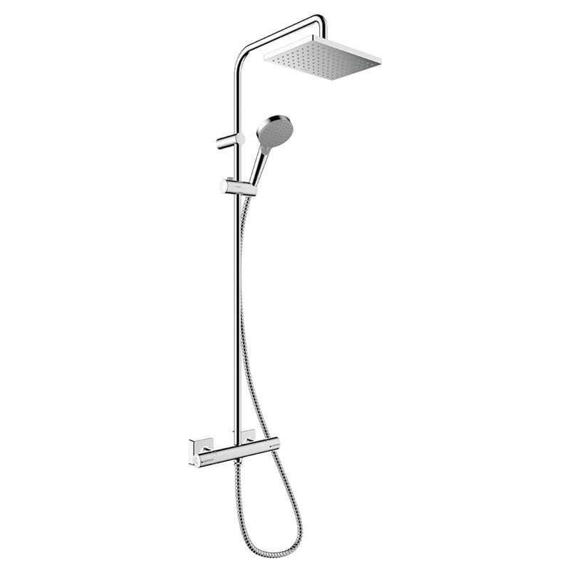 Hansgrohe Vernis Shape Showerpipe 230 1jet with thermostat - Chrome - 26286000