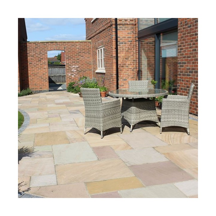 Talasey Classicstone Indian Sandstone Natural Stone Paving Harvest 600 x 900mm