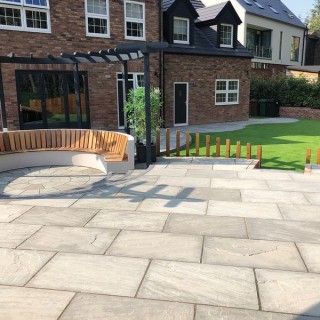 Talasey Classicstone Calibrated Indian Sandstone Paving - 24mm Promenade - 600 x 600 x 24mm