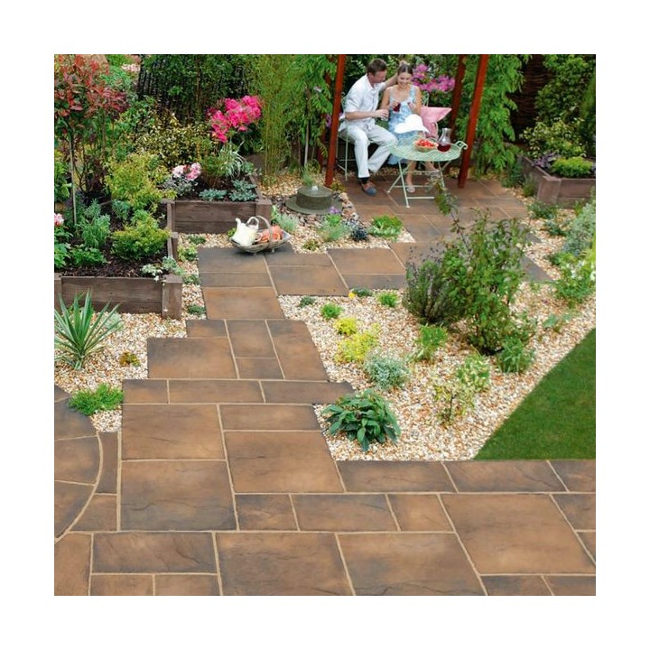 Marshalls Heritage Weathered Yorkstone Paving Pack 600mm x 450mm x 38mm