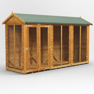 12 x 4 Power Apex Summerhouse