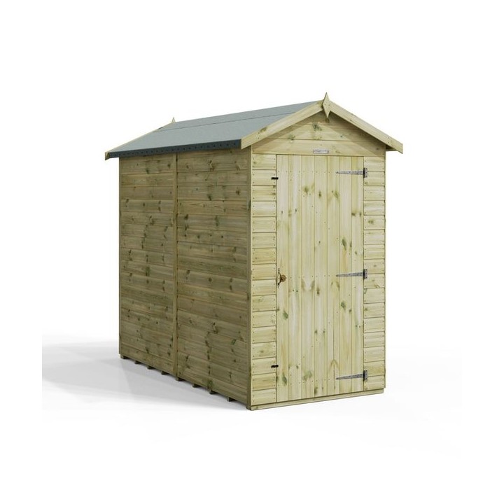 8x4 Premium Powersheds Apex No Windows