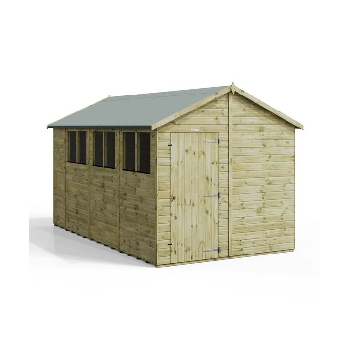 14x8 Premium Powersheds Apex