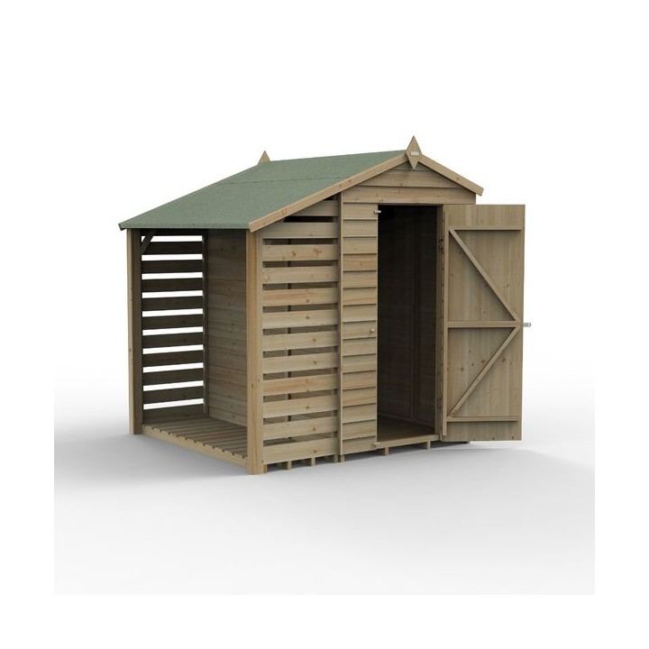 4LIFE Apex Shed 4 x 6 - Single Door - No Windows