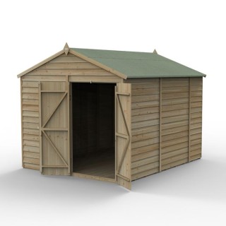 4LIFE Apex Shed 8 x 10 - Double Door - No Window