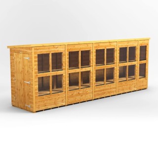 18 x 4 Power Pent Potting Shed
