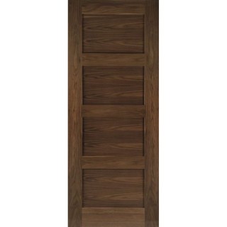 Deanta Coventry Prefinished Walnut Fire Door 30m 1981mm x 686mm x 45mm