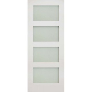 Deanta Coventry White Primed Obscure Glaze 1981mm x 838mm x 35mm