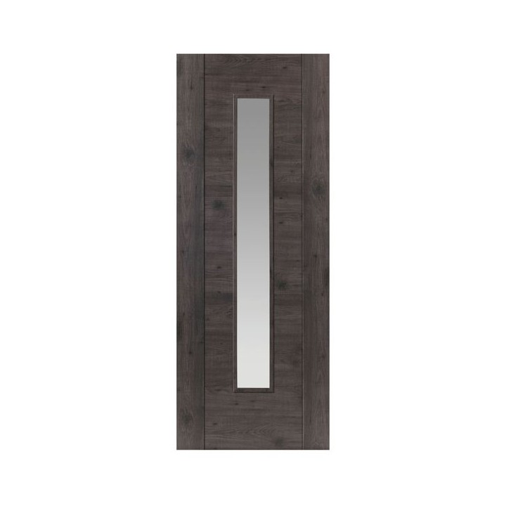 JB Kind Alabama Cinza Internal Laminate Prefinished Glazed Door 1981 x 762 x 35mm