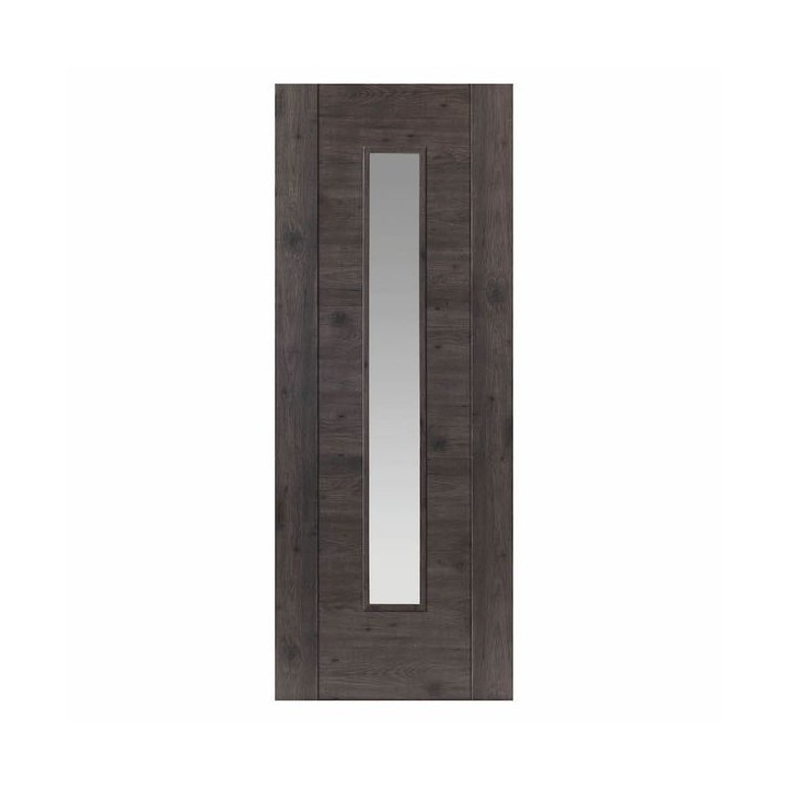 JB Kind Alabama Cinza Internal Laminate Prefinished Glazed Door 1981 x 838 x 35mm