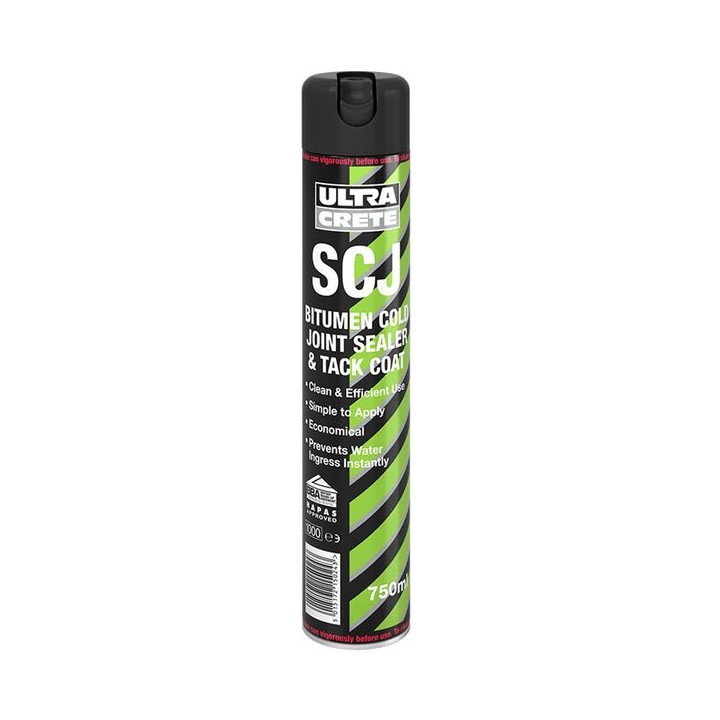 Ultracrete SCJ Bitumen Cold Joint Sealer and Tack Coat 750ml Can