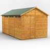 14 x 8 Power Apex Security Shed