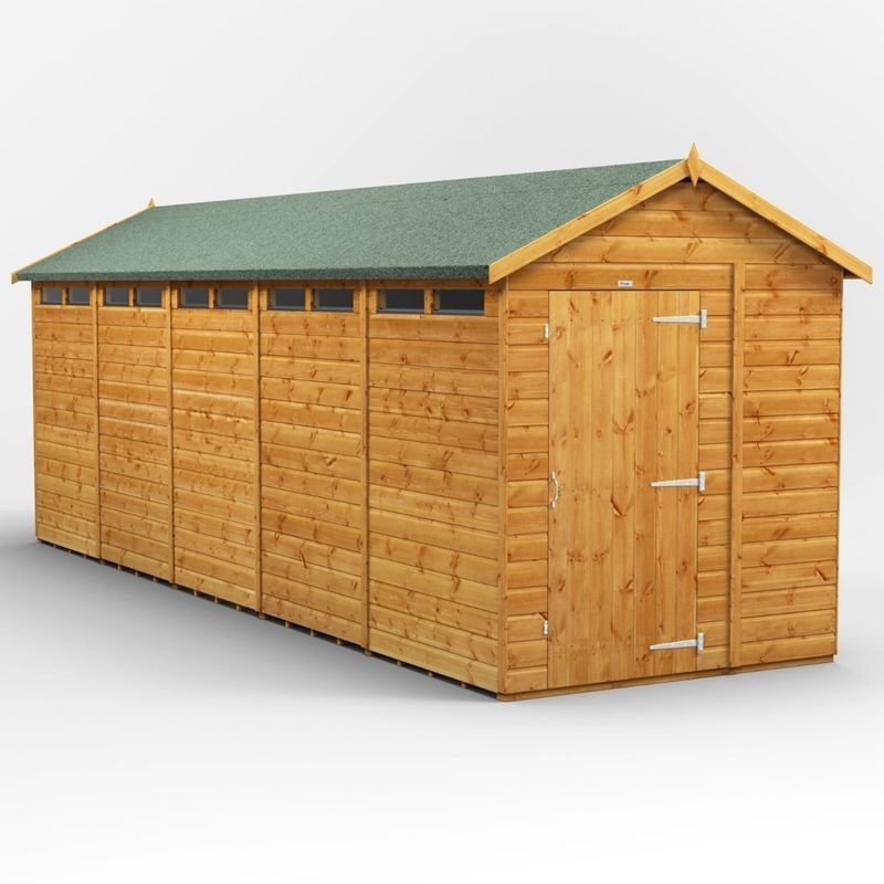 20 x 6 Power Apex Security Shed 20 x 6 Power Apex Security Shed