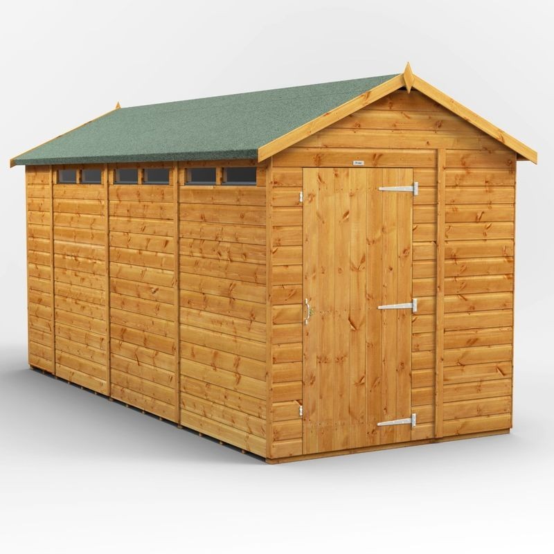 14 x 6 Power Apex Security Shed 14 x 6 Power Apex Security Shed