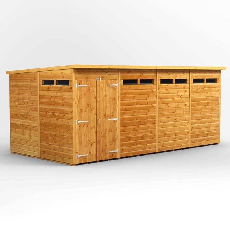 16 x 8 Power Pent Double Door Security Shed 16 x 8 Power Pent Double Door Security Shed