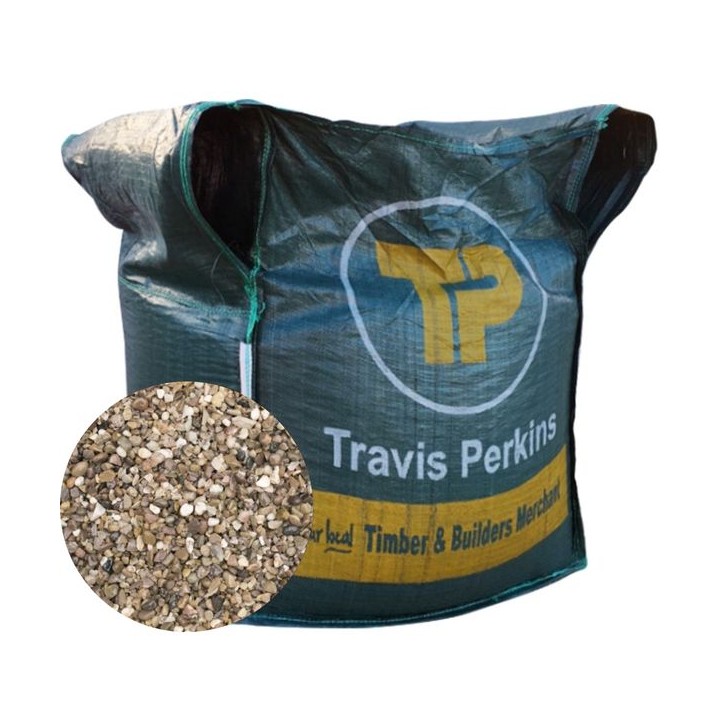 Travis Perkins Gravel and Shingle Bulk Bag 10mm
