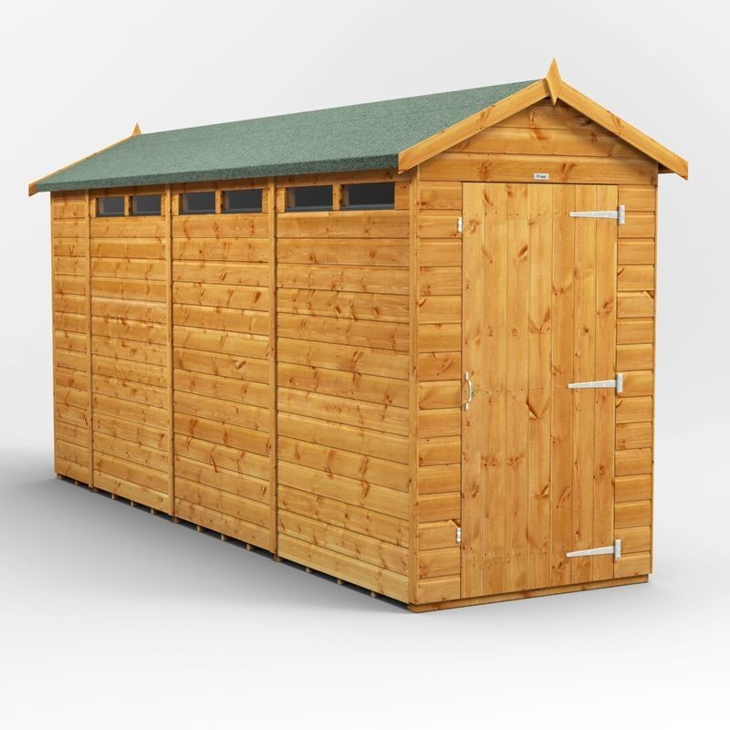 14 x 4 Power Apex Security Shed 14 x 4 Power Apex Security Shed
