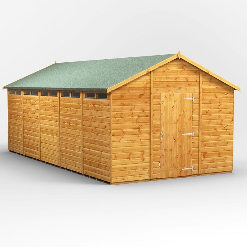 20 x 10 Power Apex Security Shed 20 x 10 Power Apex Security Shed